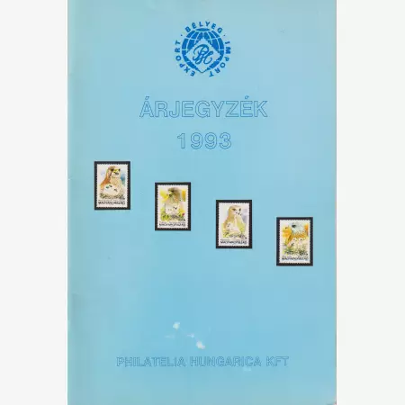 1993. Magyar Bélyegek Árjegyzéke