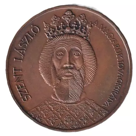 Szent László/900 éves a Somogyvári bencés apátság  Br. 42,5mm