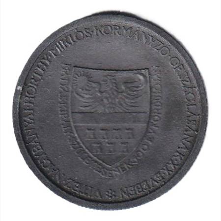 Erdélyi részek felszabadításának emlékére Zink 1940.  36mm