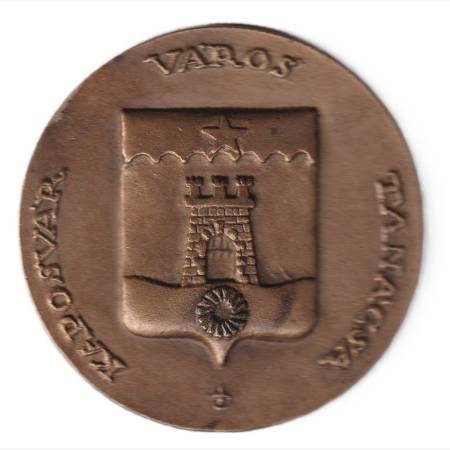 Ispánki József:Társadalmi Munkáért Kaposvár  Városi Tanácsa Br. 80mm  161gr