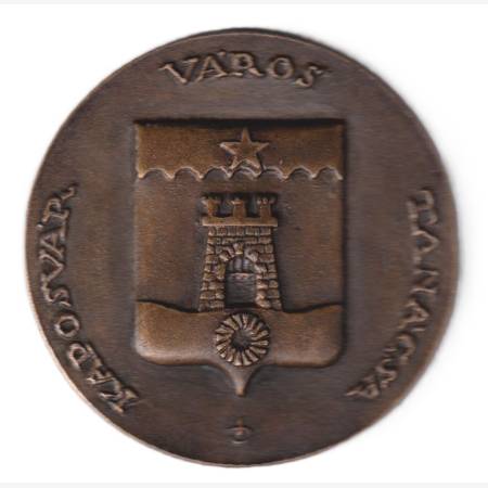 Ispánki József:Társadalmi Munkáért Kaposvár  Városi Tanácsa Br. 80mm  153gr