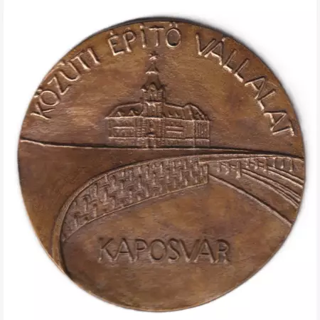 Közuti Építő Vállalat Kaposvár  Br. 83mm  192gr.