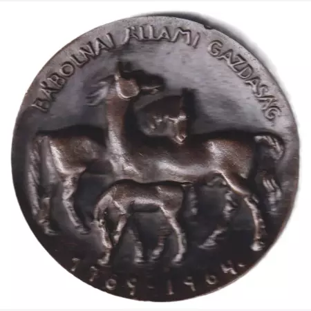 Bábolnai Állami Gazdaság  1789-1964. Martsa István Br. 85,5mm  337gr