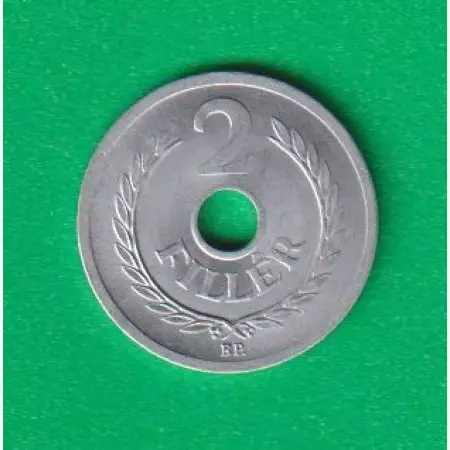 2 Fillér 1953. Alu. 18mm