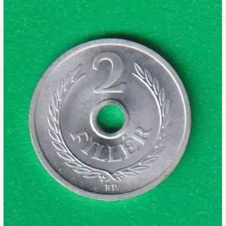 2 Fillér 1954. Alu. 18mm