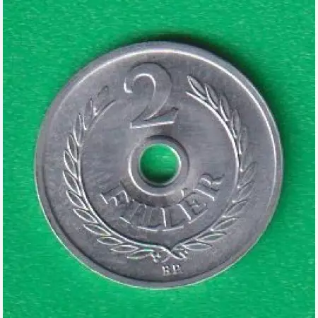 2 Fillér 1974. Alu. 18mm