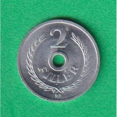2 Fillér 1977. Alu. 18mm
