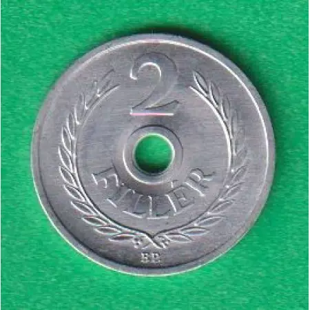 2 Fillér 1978. Alu. 18mm