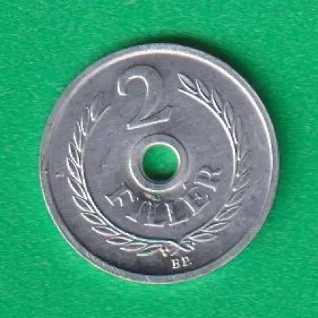 2 Fillér 1984. Alu. 18mm