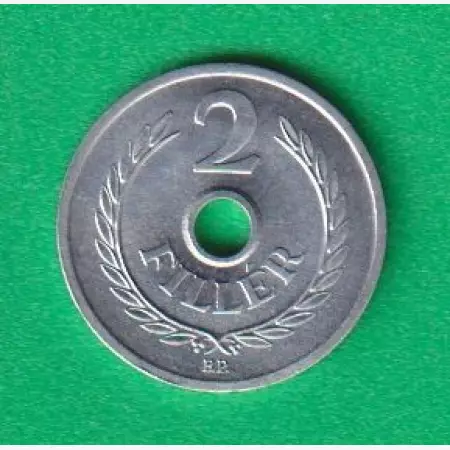 2 Fillér 1986. Alu. 18mm