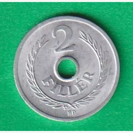2 Fillér 1961. Alu. 18mm