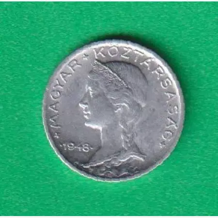 5 Fillér 1948. Alu. 17mm