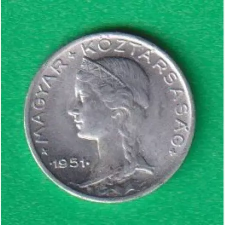 5 Fillér 1951. Alu. 17mm