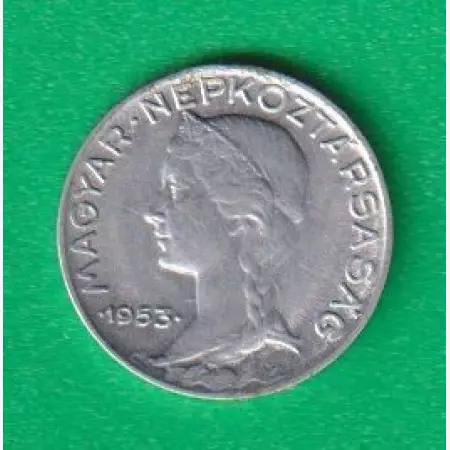 5 Fillér 1953. Alu. 17mm
