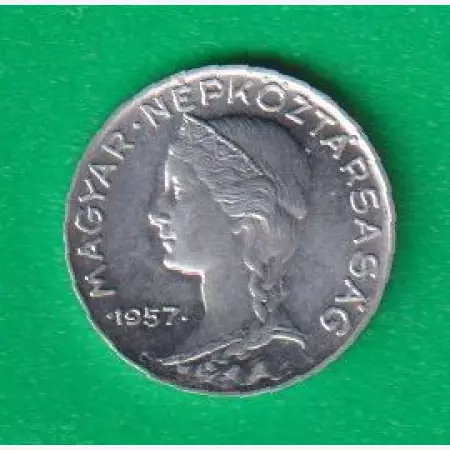5 Fillér 1957. Alu. 17mm