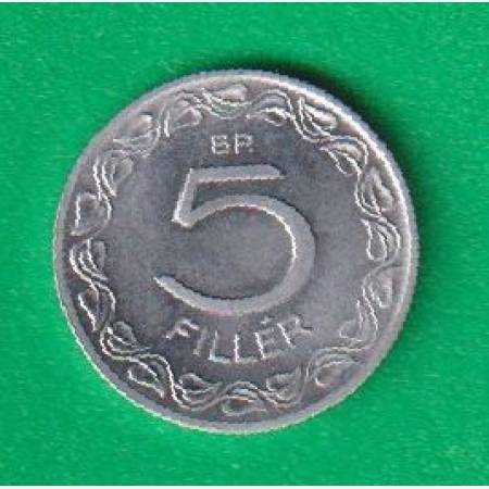 5 Fillér 1957. Alu. 17mm