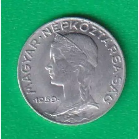 5 Fillér 1959. Alu. 17mm