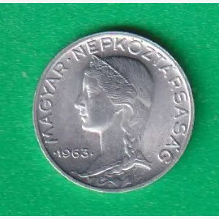 5 Fillér 1963. Alu. 17mm
