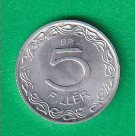 5 Fillér 1970. Alu. 17mm