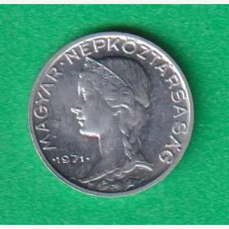 5 Fillér 1971. Alu. 17mm