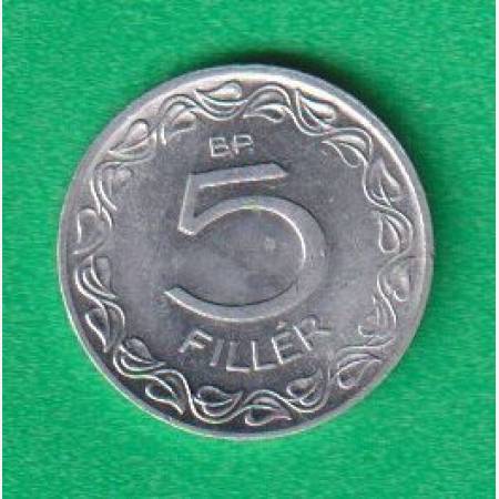 5 Fillér 1972. Alu. 17mm