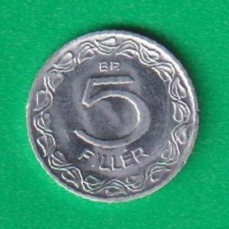 5 Fillér 1984. Alu. 17mm