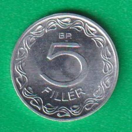 5 Fillér 1986. Alu. 17mm