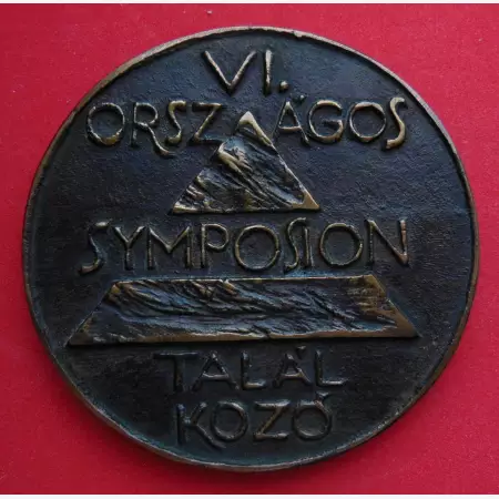 Péter Ágnes:VI. Országos Symposion tal.Lengyeltóti 1993. Br.68,5mm 114gr.