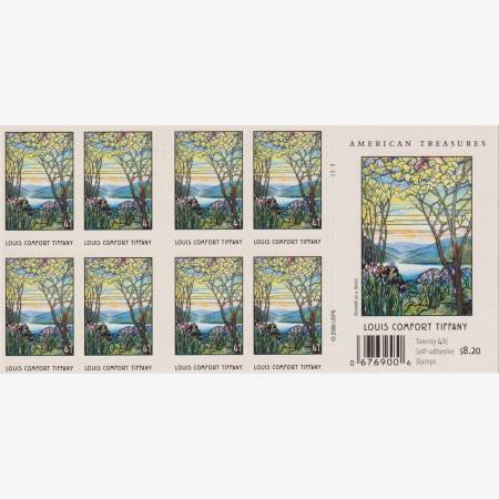 2006.Louis Comfort Tiffany 41C  Scott#4165**