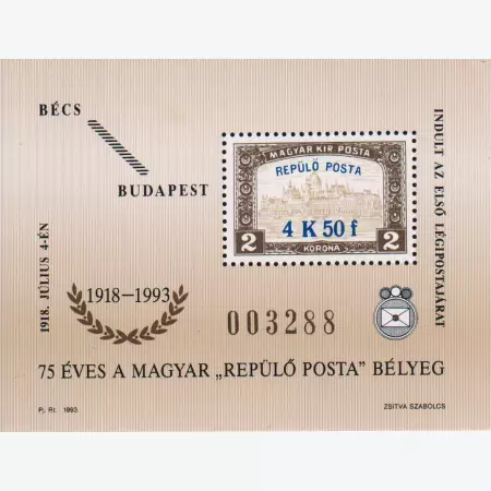 1993. 75 éves a Magyar "Repülő Posta"**