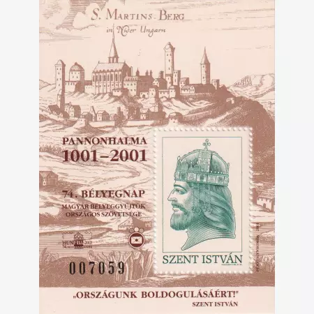 2001. 74. Bélyegnap **