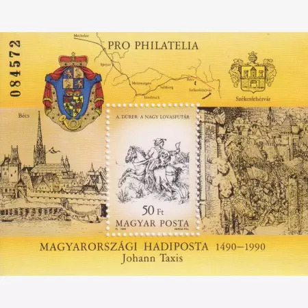 1990. Pro Philatélia II.-Blokk (4070)**