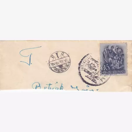1938. KASSA Visszatért levélkivágáson