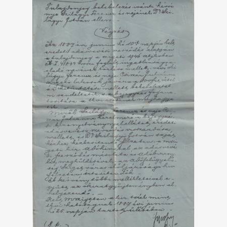 1887.Tulajdonjog bekebelezési végzés