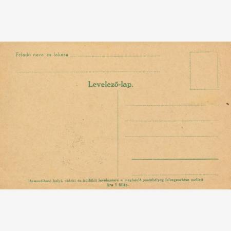 1938.Kölcsey F.Centenárium bélyegzés levelezőlapon