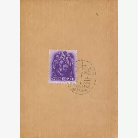 1938. Szent István ünnepségek bélyegzés lapon