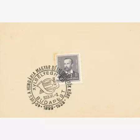 1939. 40 éves a Hungária Bélyeggyűjtők köre lapon