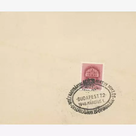 1940.Vitéz Nagybányai Horthy M.orsz.20. éve lapon