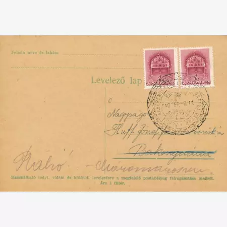 1939. V. Országos Lakberendező vásár levelezőlap