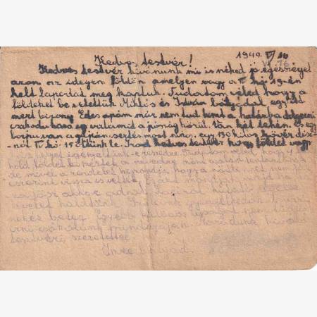 1947. Orosz Hadifogolylap Moszkva 234/I.
