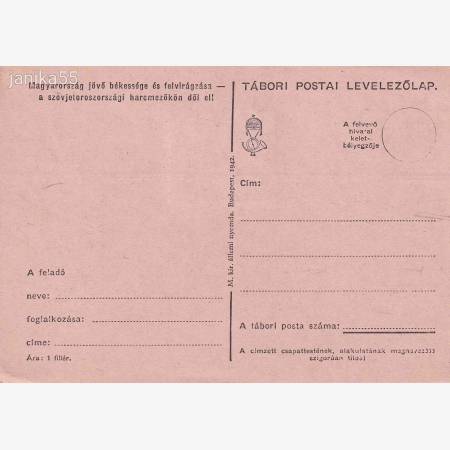1943. Használja a Hadigondozási bélyegeket levelezőlap