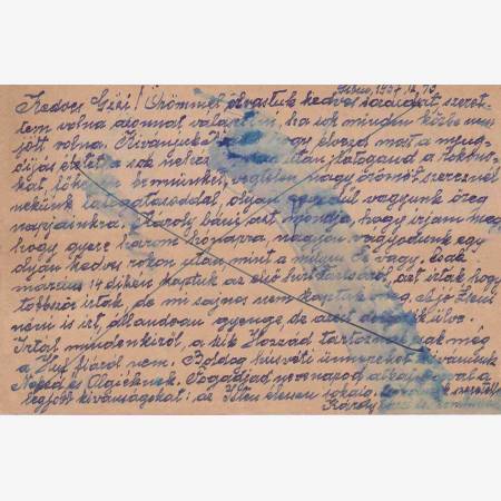1957. Bukarest levelező-lap