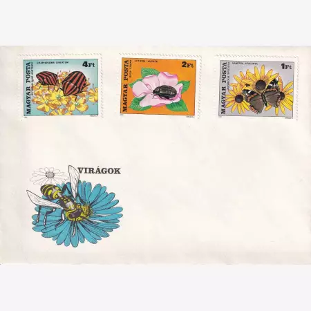 1980. Virágok FDC