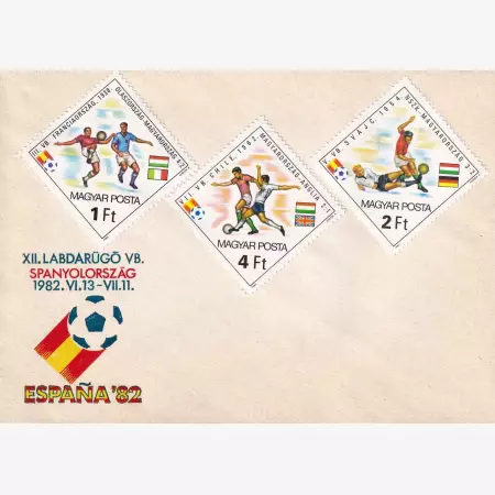 1982. XII.Labdarúgó VB. Spanyolország FDC