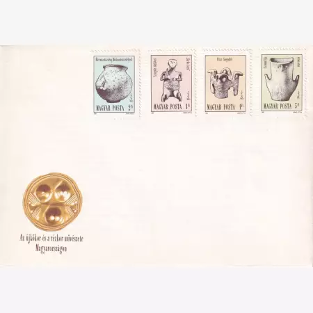 1987. Az újkőkor és a rékor művészete MO. FDC