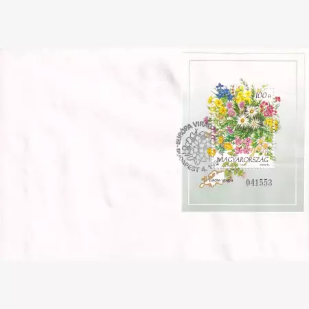 1994. Európa virágai Blokk FDC