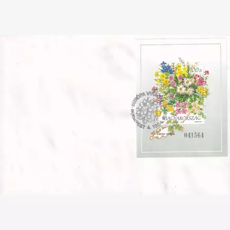 1994. Európa virágai Blokk FDC