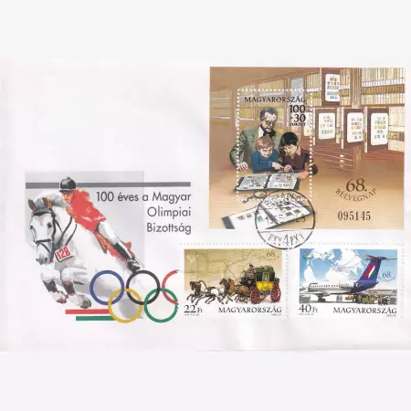 1995. 100 éves a NOB. 68.Bélyegnap FDC