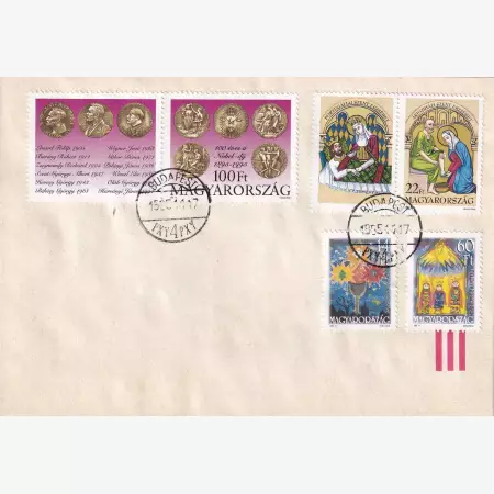 1995. Karácsony Szt.Erzsébet Nobel-díj boríték
