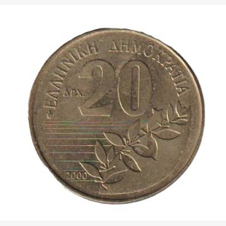 Görögország 20 drachma 2000.  Br.
